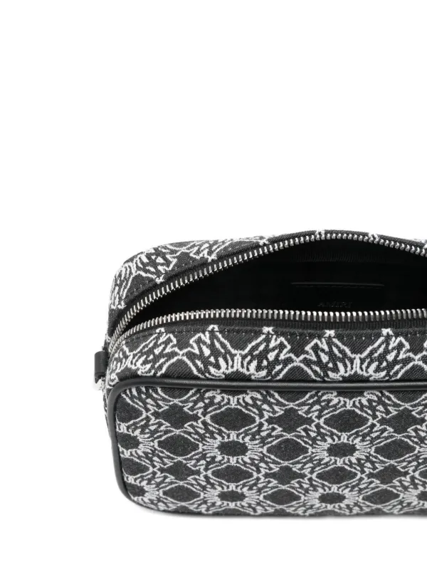 AMIRI Ma Quad Patterned Shoulder Bag | Black | FARFETCH
