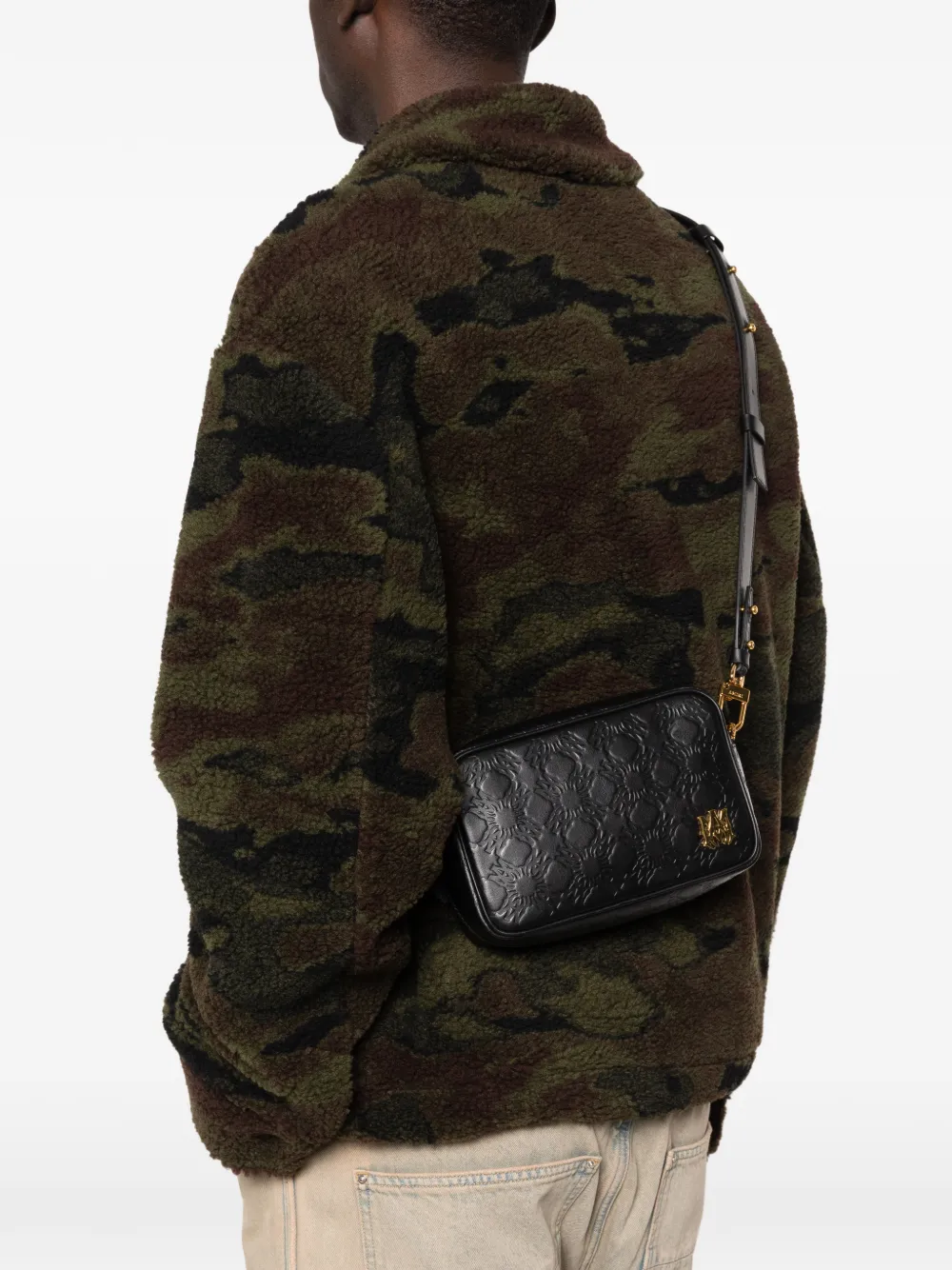 AMIRI MA Quad embossed-pattern messenger bag | Men | Image 2