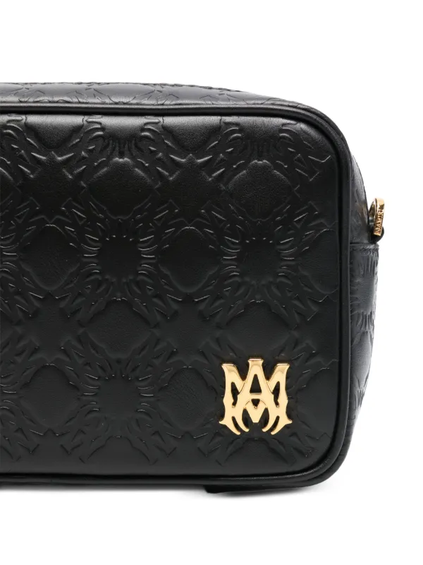 AMIRI MA Quad embossed-pattern Messenger Bag | Black | FARFETCH