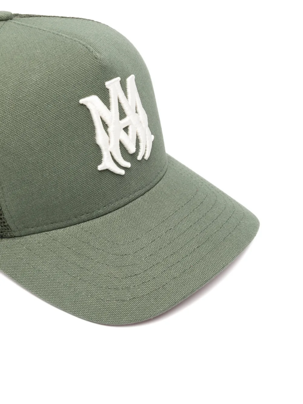 Amiri Embroidered-logo Baseball Cap In Green