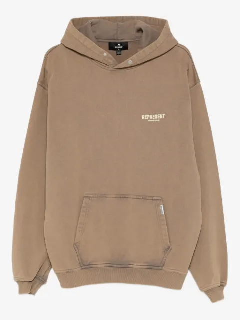 Represent 로고 포켓 후디