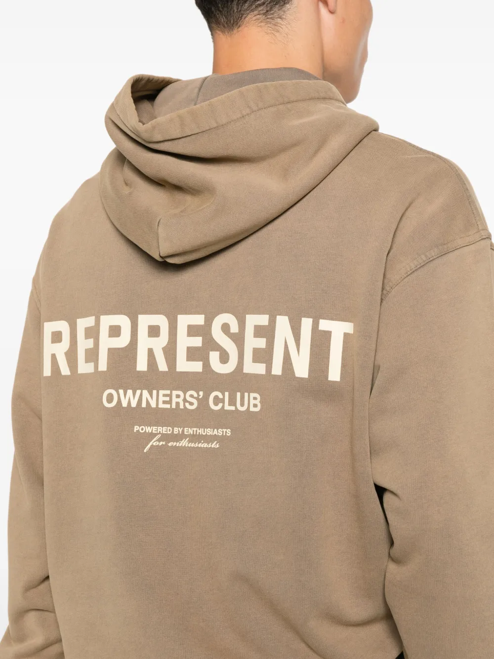 Represent Owners Club hoodie Beige