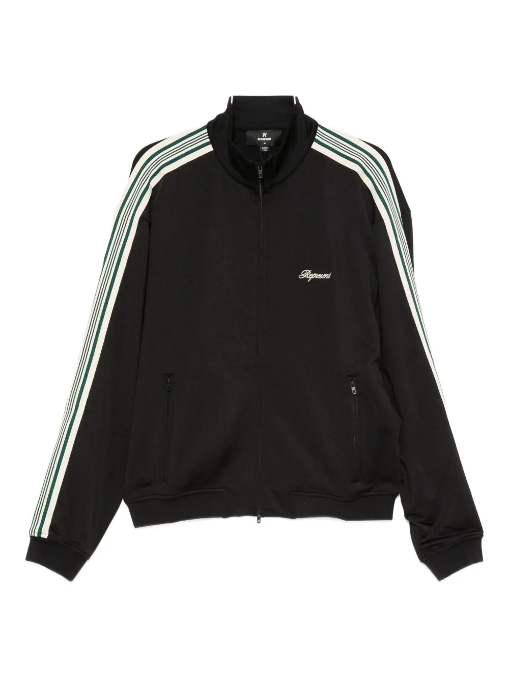 Represent zip-fastening jacket | Black | Image 1