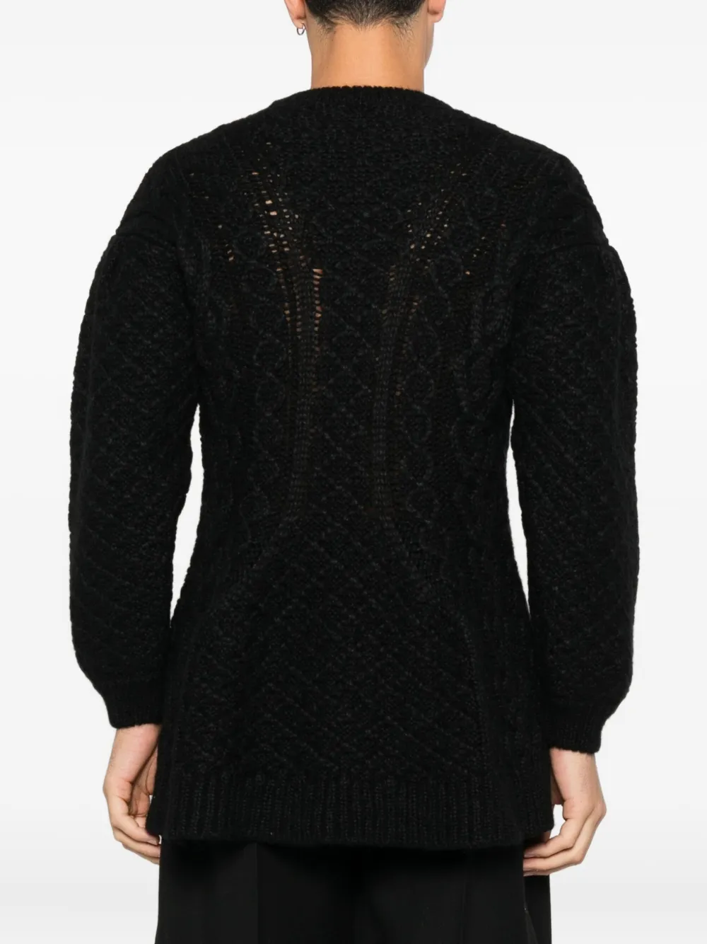 Simone Rocha Embellished Sweater In Black