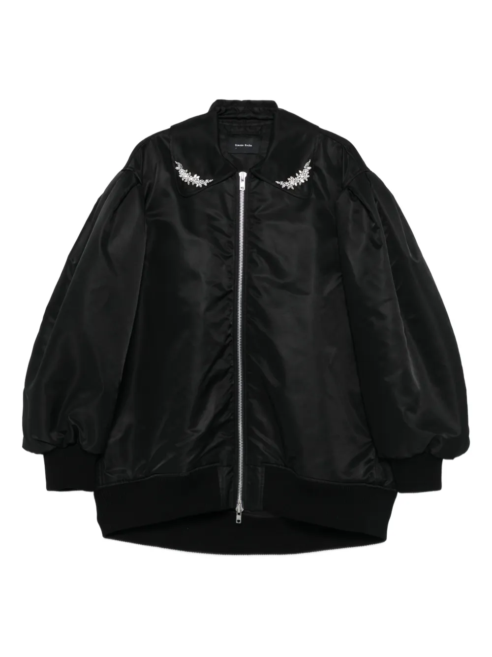 Simone Rocha embellished bomber jacket | Black | Image 1