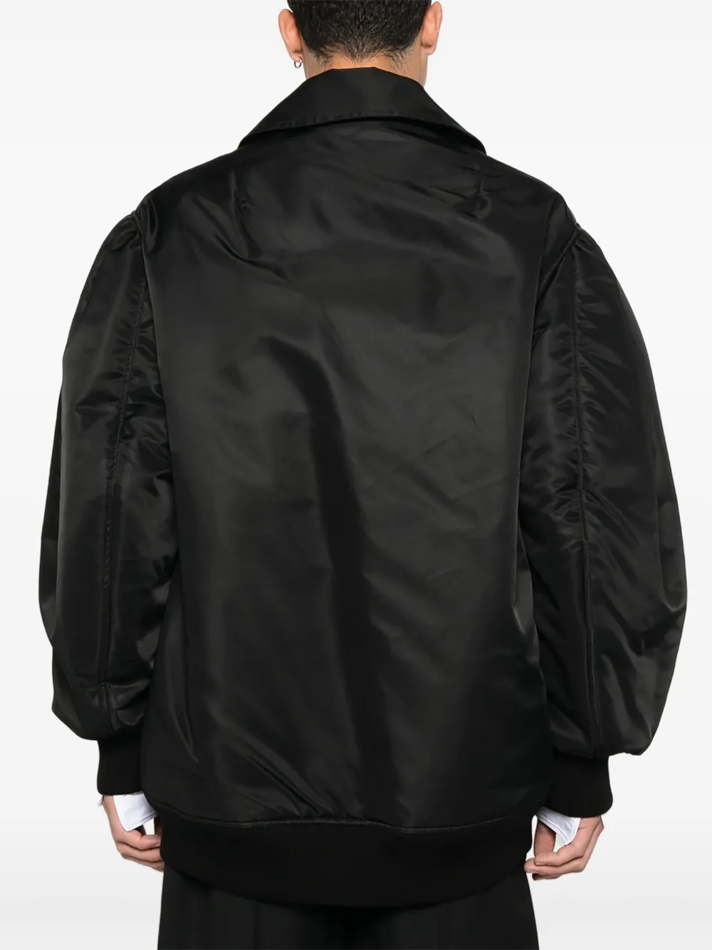 Simone Rocha Verfraaid bomberjack Zwart