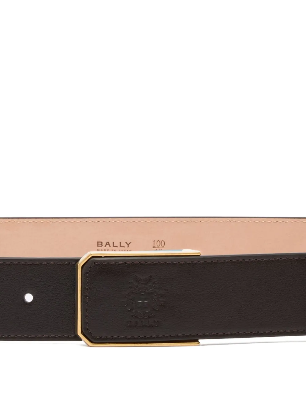 Bally Cabot 35 mm leren riem Bruin