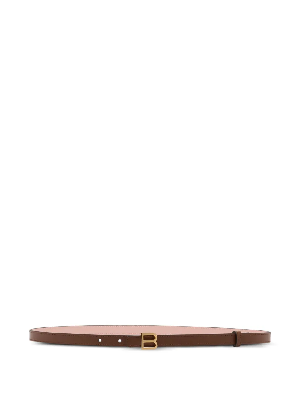 Bally B Twist Reversible Leather Belt In Brown