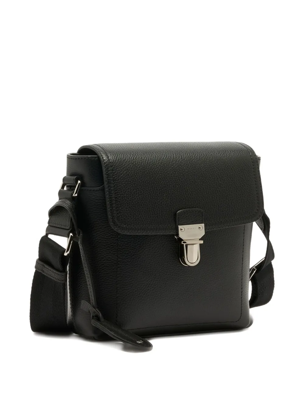 Bally Capitol bewerkte leren crossbodytas Zwart