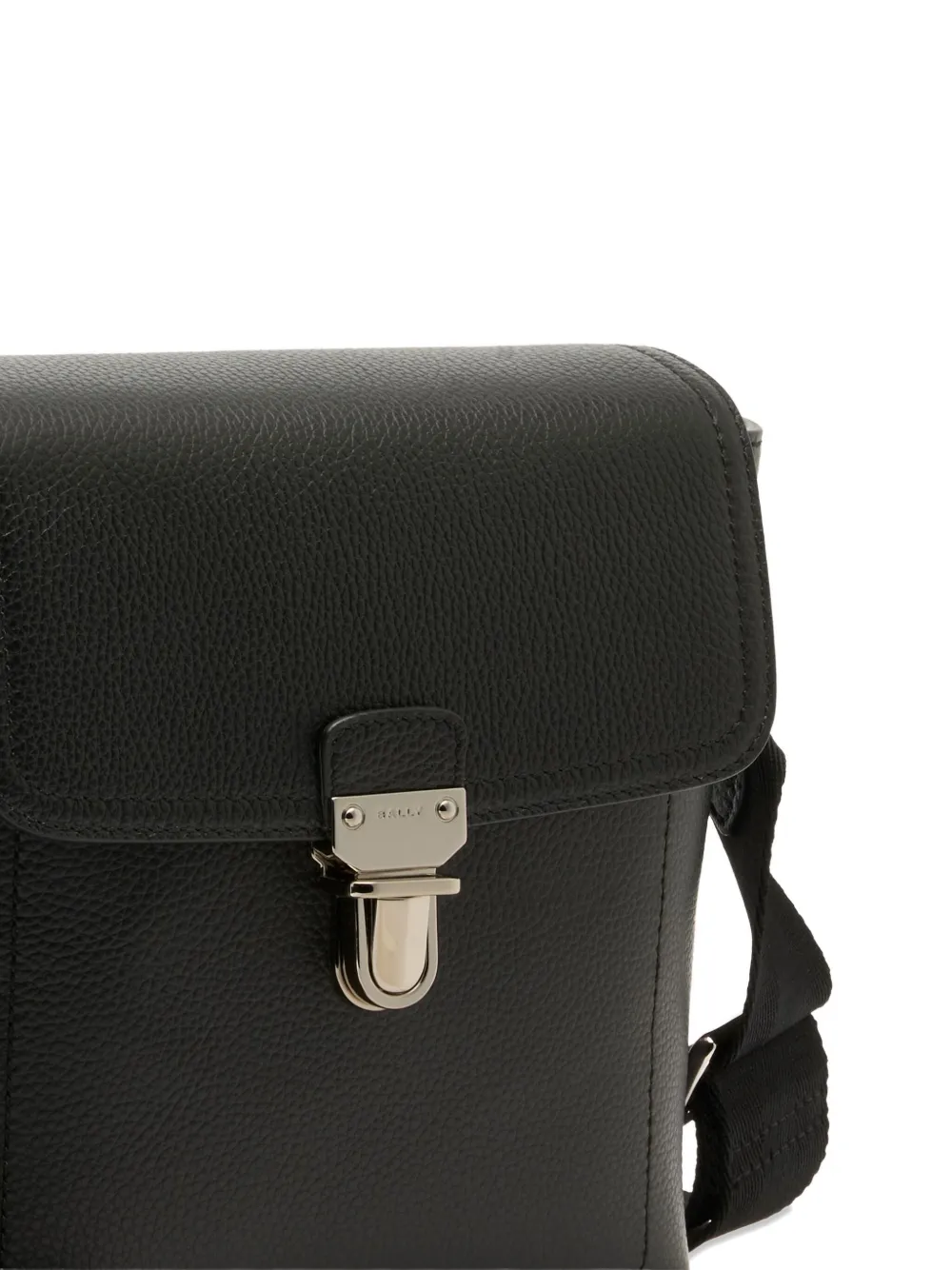 Bally Capitol bewerkte leren crossbodytas Zwart