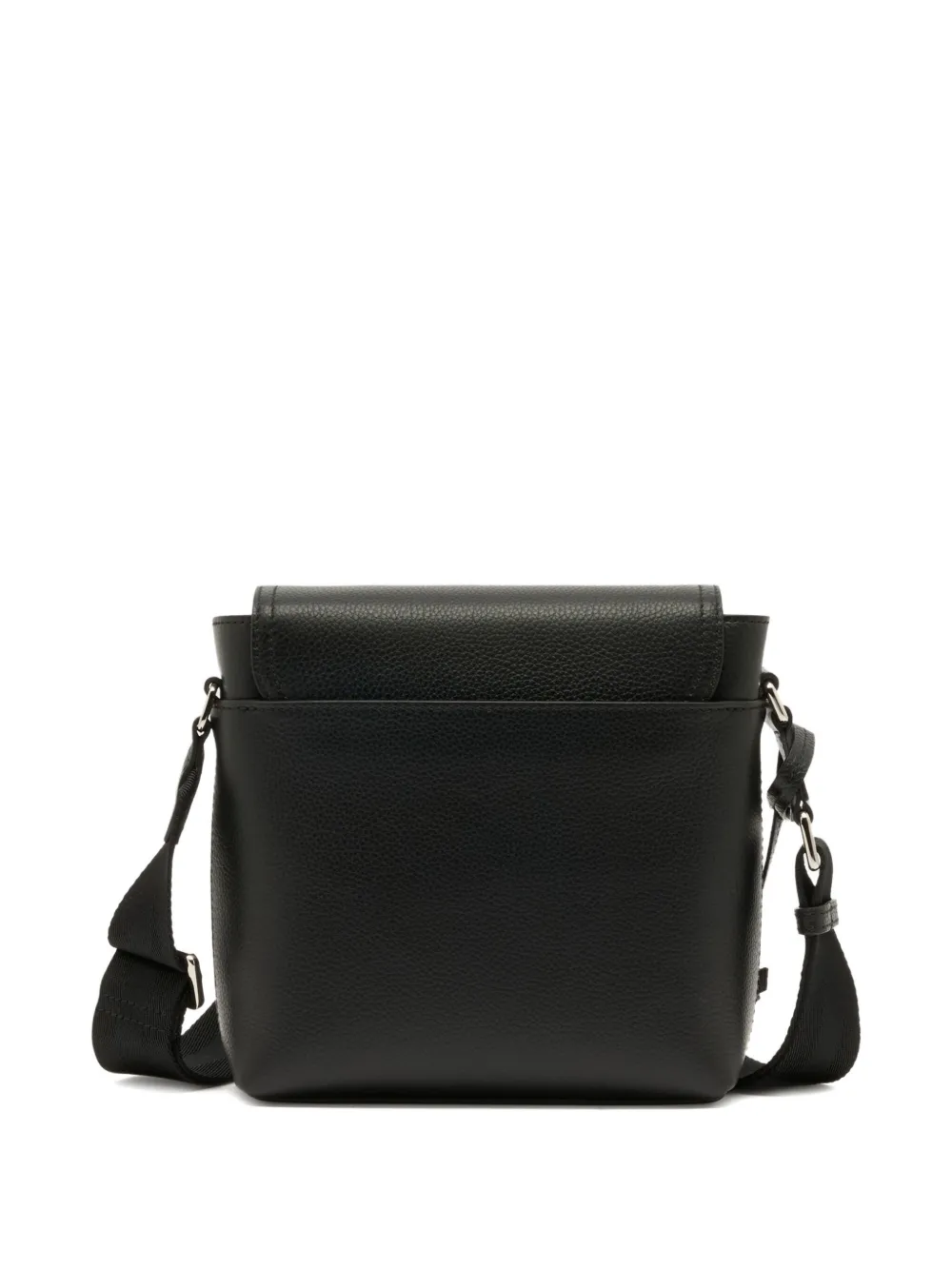 Bally Capitol grained leather crossbody bag - Zwart