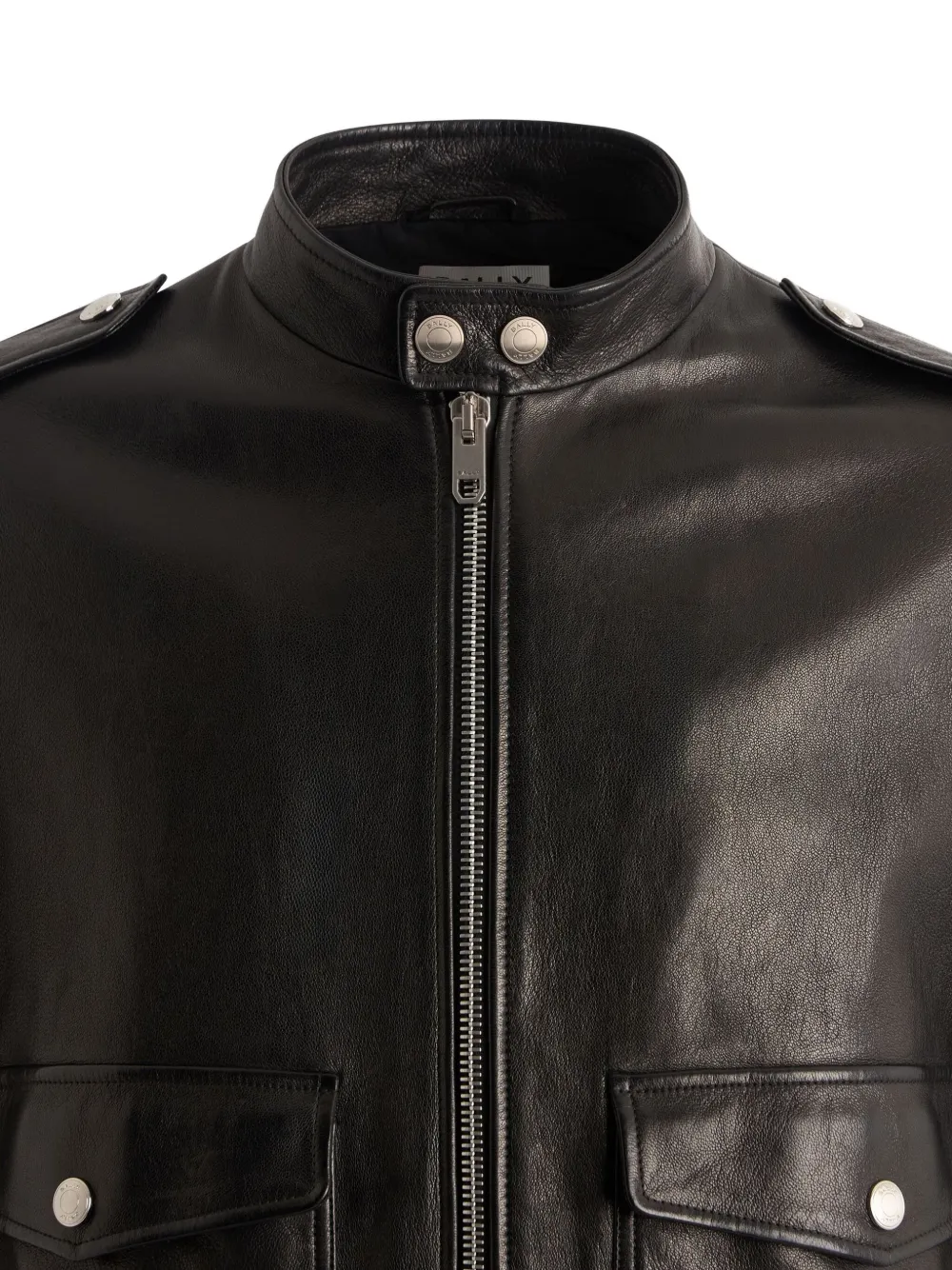 Bally エポレット レザージャケット | ブラック | FARFETCH JP