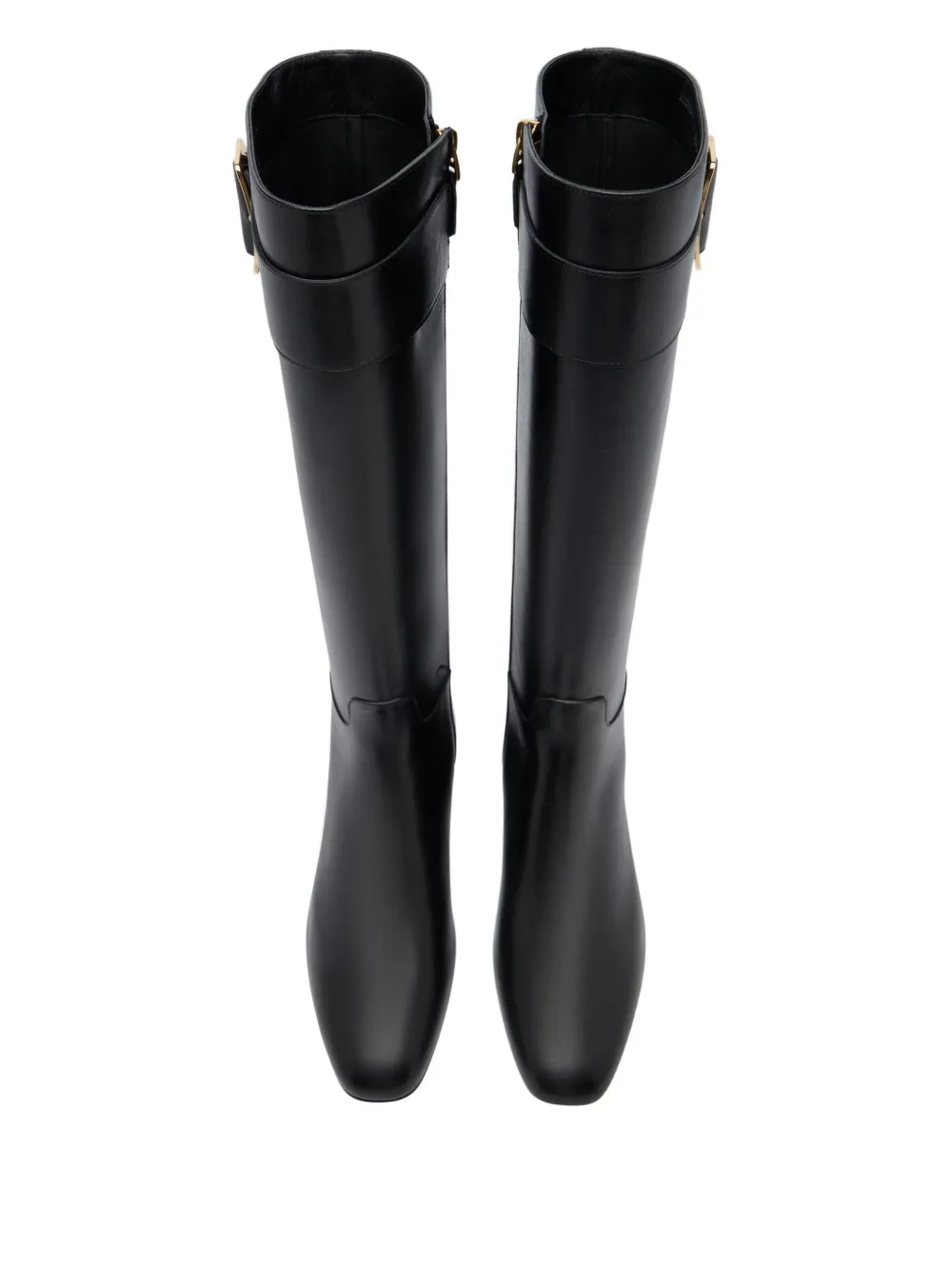 Bally Leren laarzen Zwart