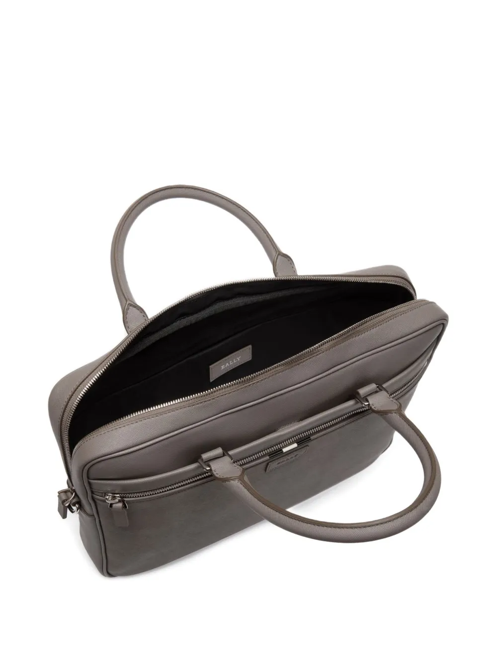 Bally Leren aktetas Beige