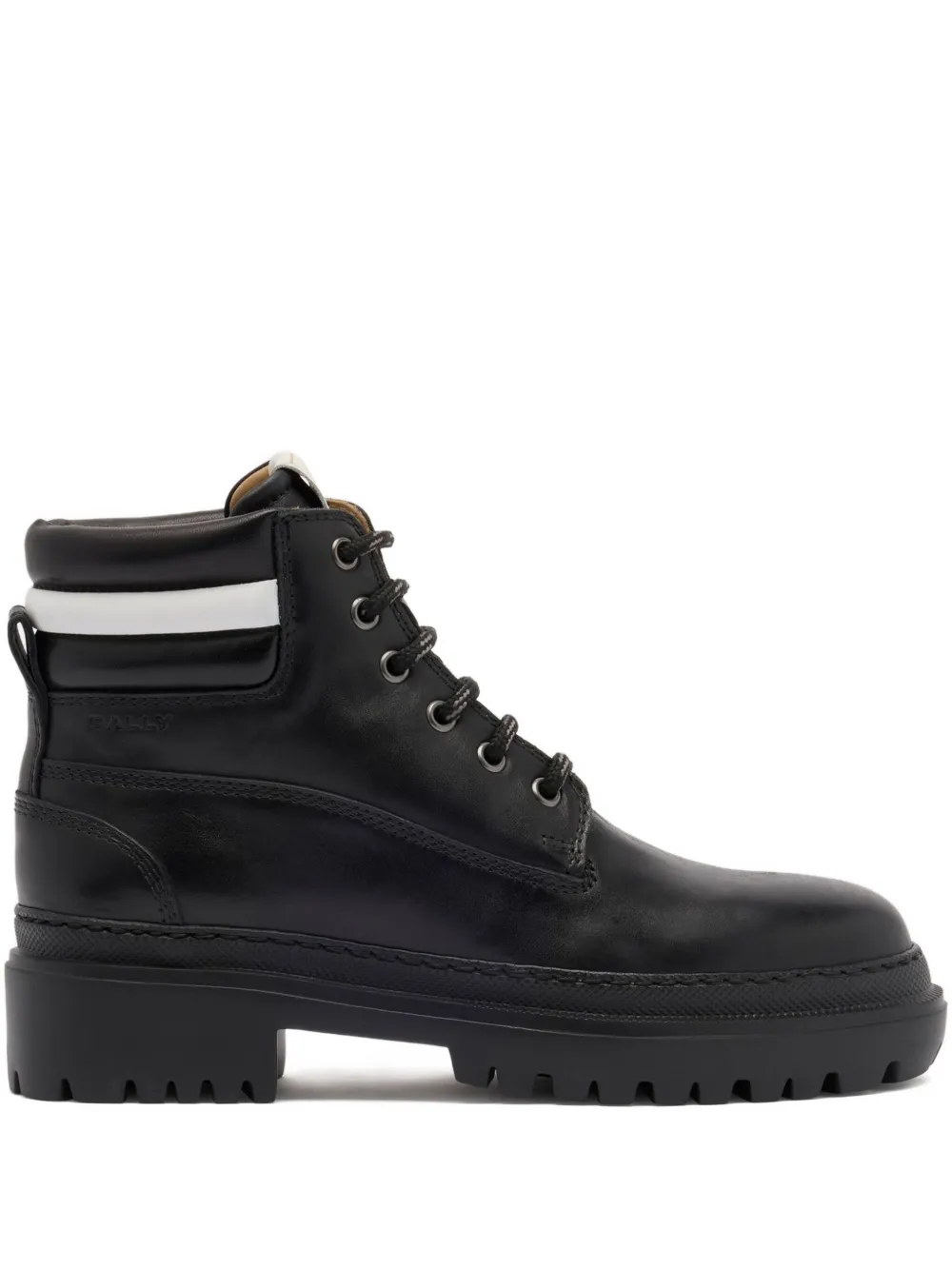 Bally Hallen leren laarzen BLACK