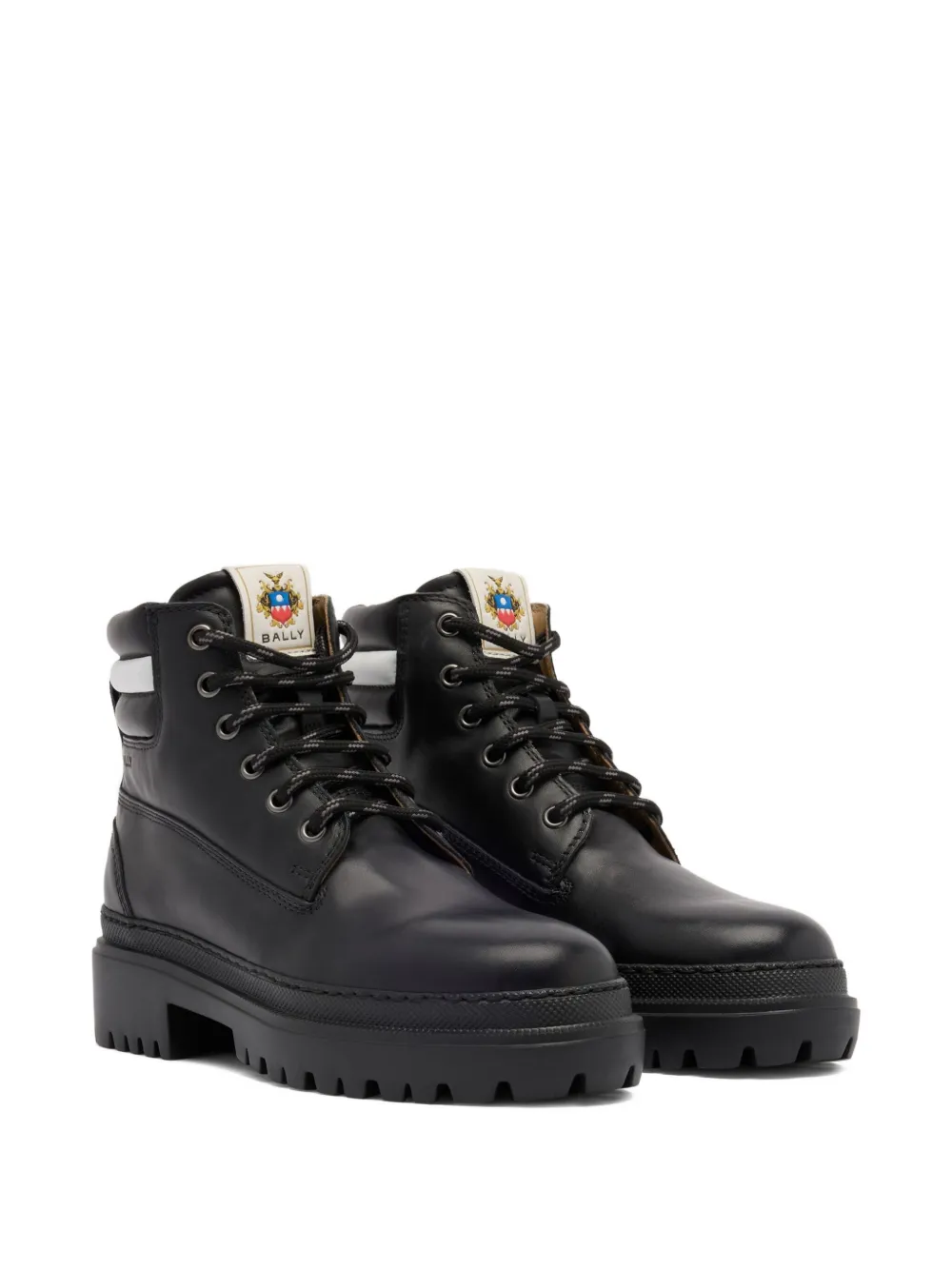 Bally Hallen leren laarzen BLACK