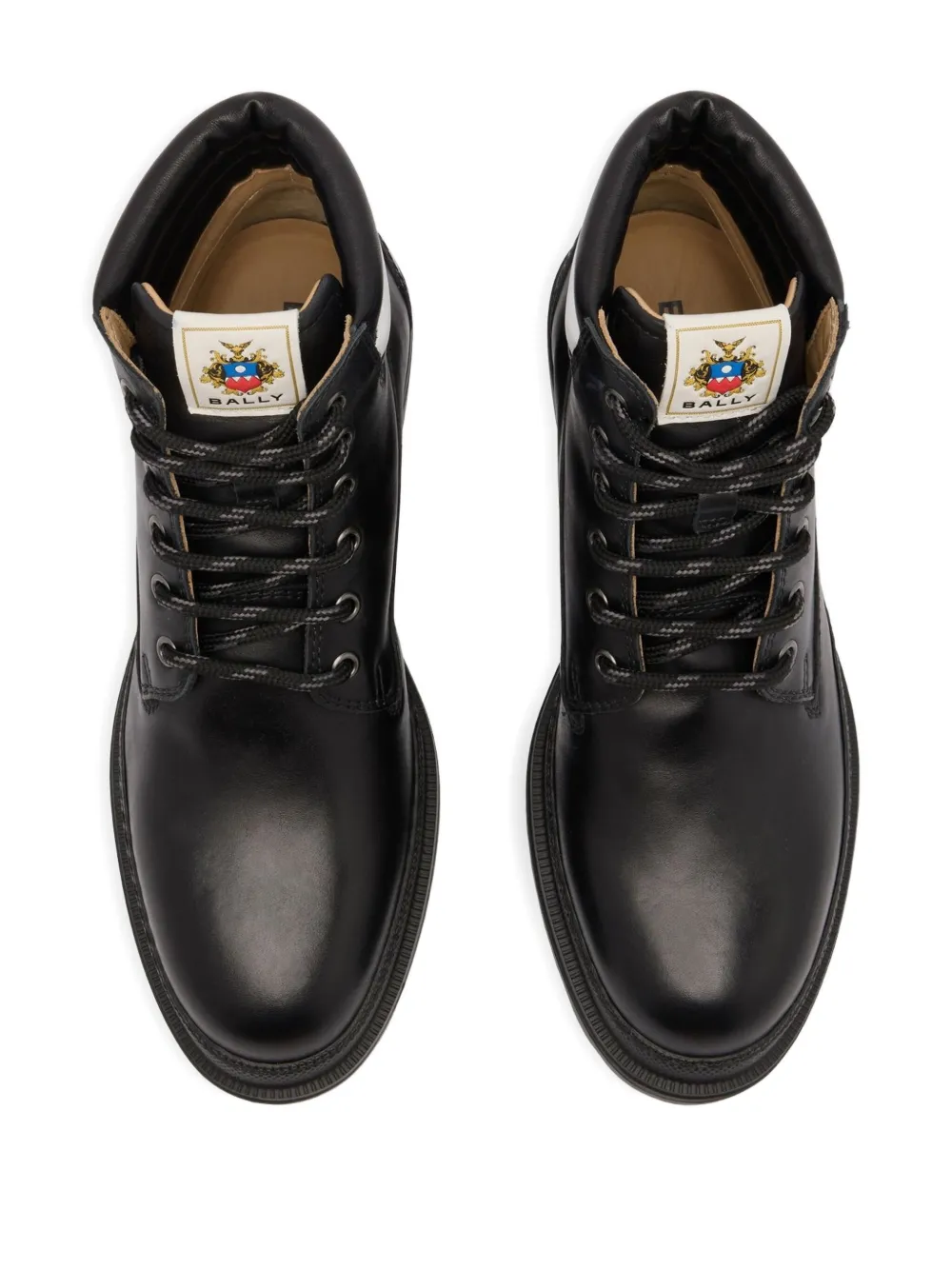 Bally Hallen leren laarzen BLACK