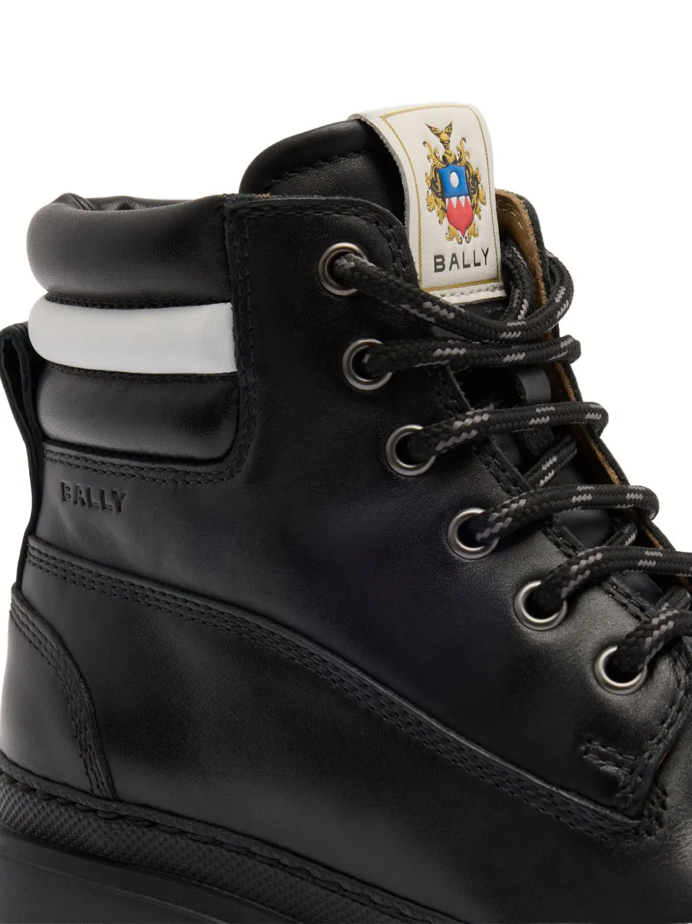 Bally Hallen leren laarzen BLACK