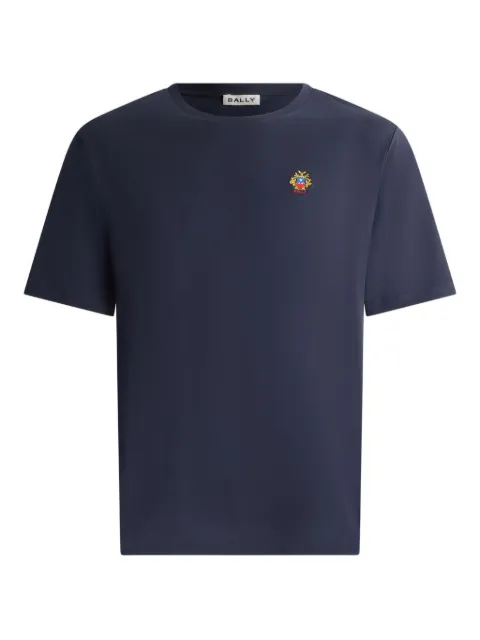 Bally crest-embroidered T-shirt