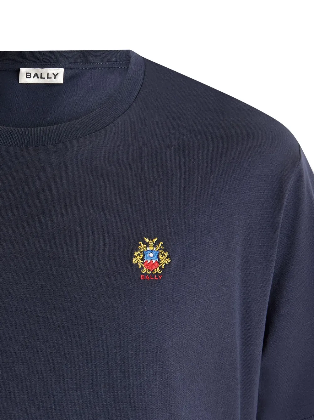 Bally T-shirt met borduurwerk Blauw