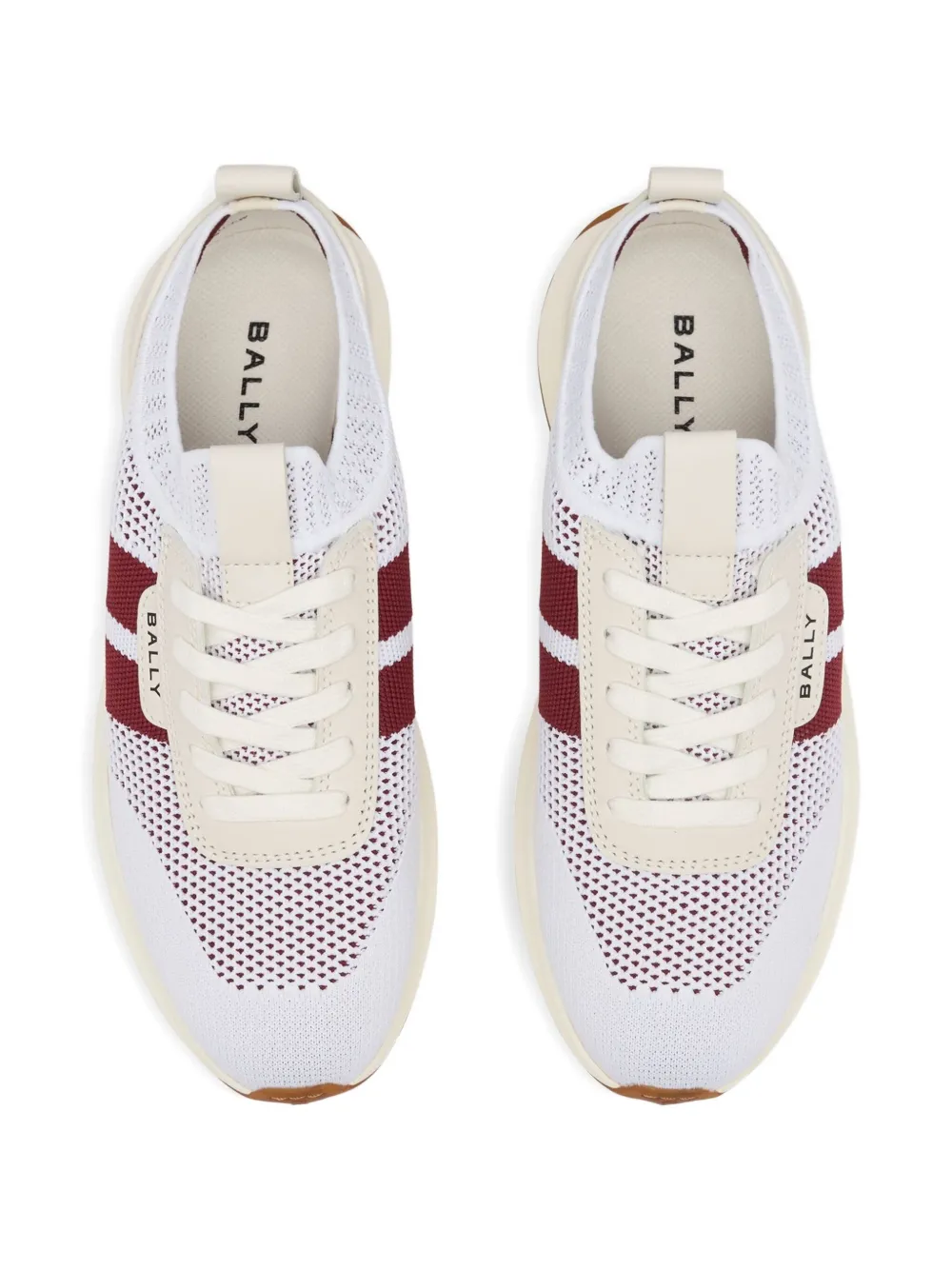 Bally Gebreide sneakers met lintdetail Wit