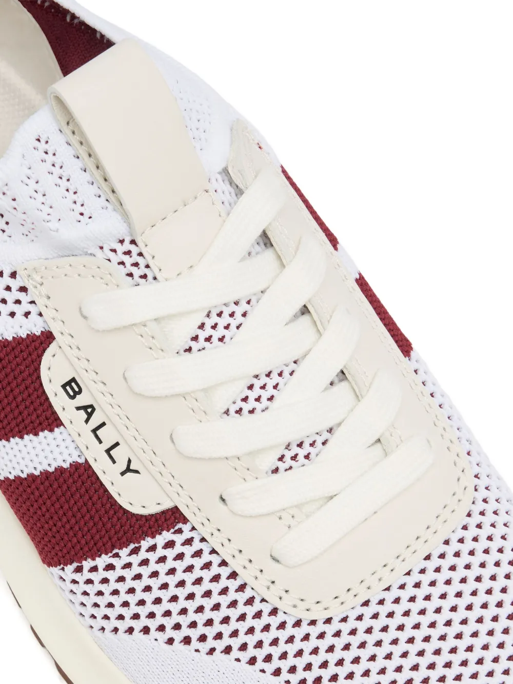 Bally Gebreide sneakers met lintdetail Wit
