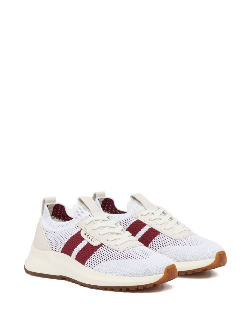 Bally Gebreide sneakers met lintdetail - Wit