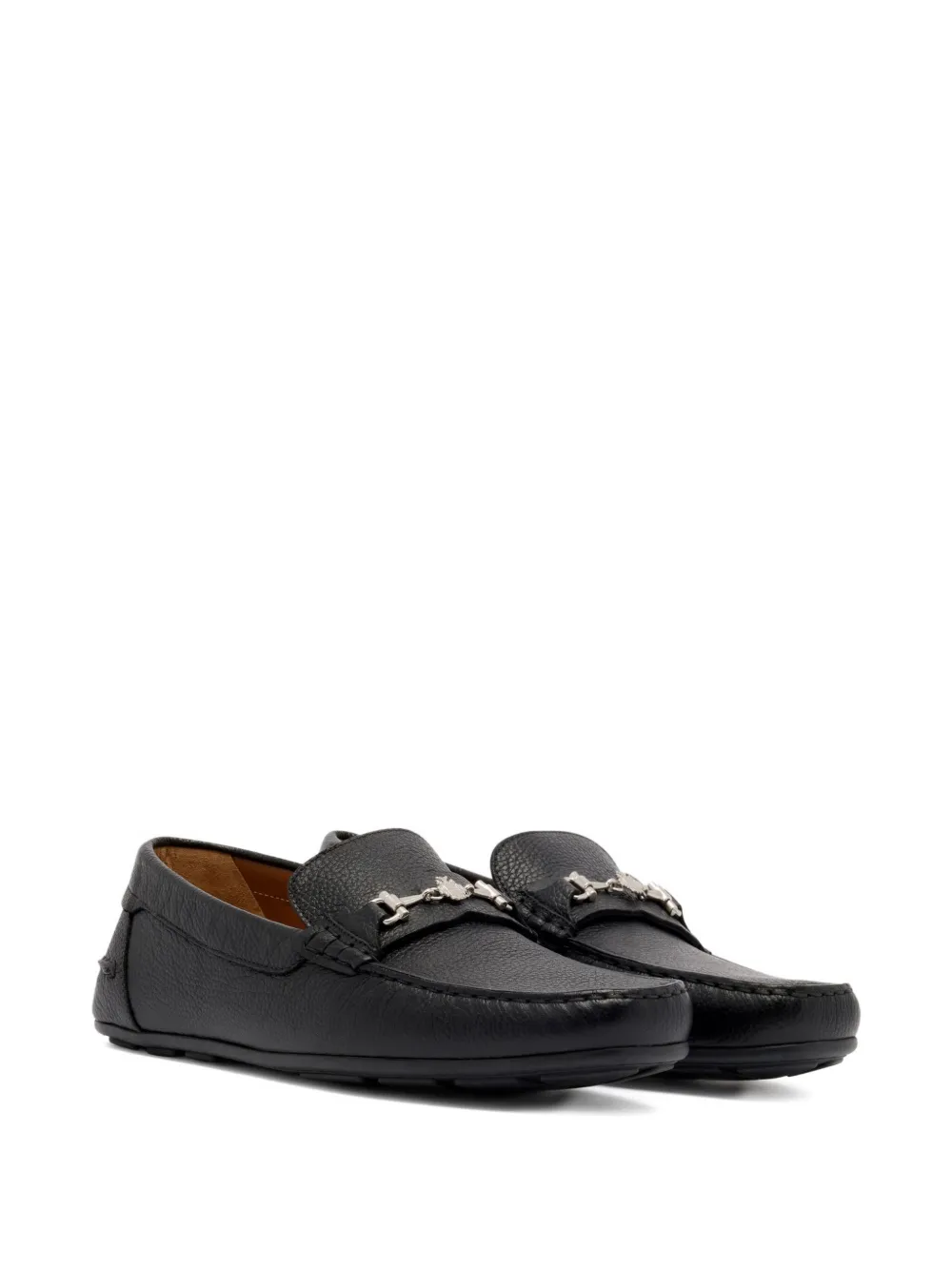 Bally Loafers met logoplakkaat - Zwart
