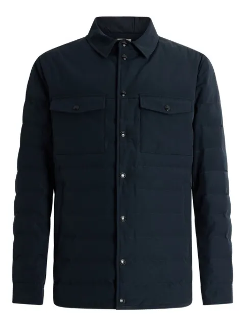 Bally quilted flap-pockets shirt jacket