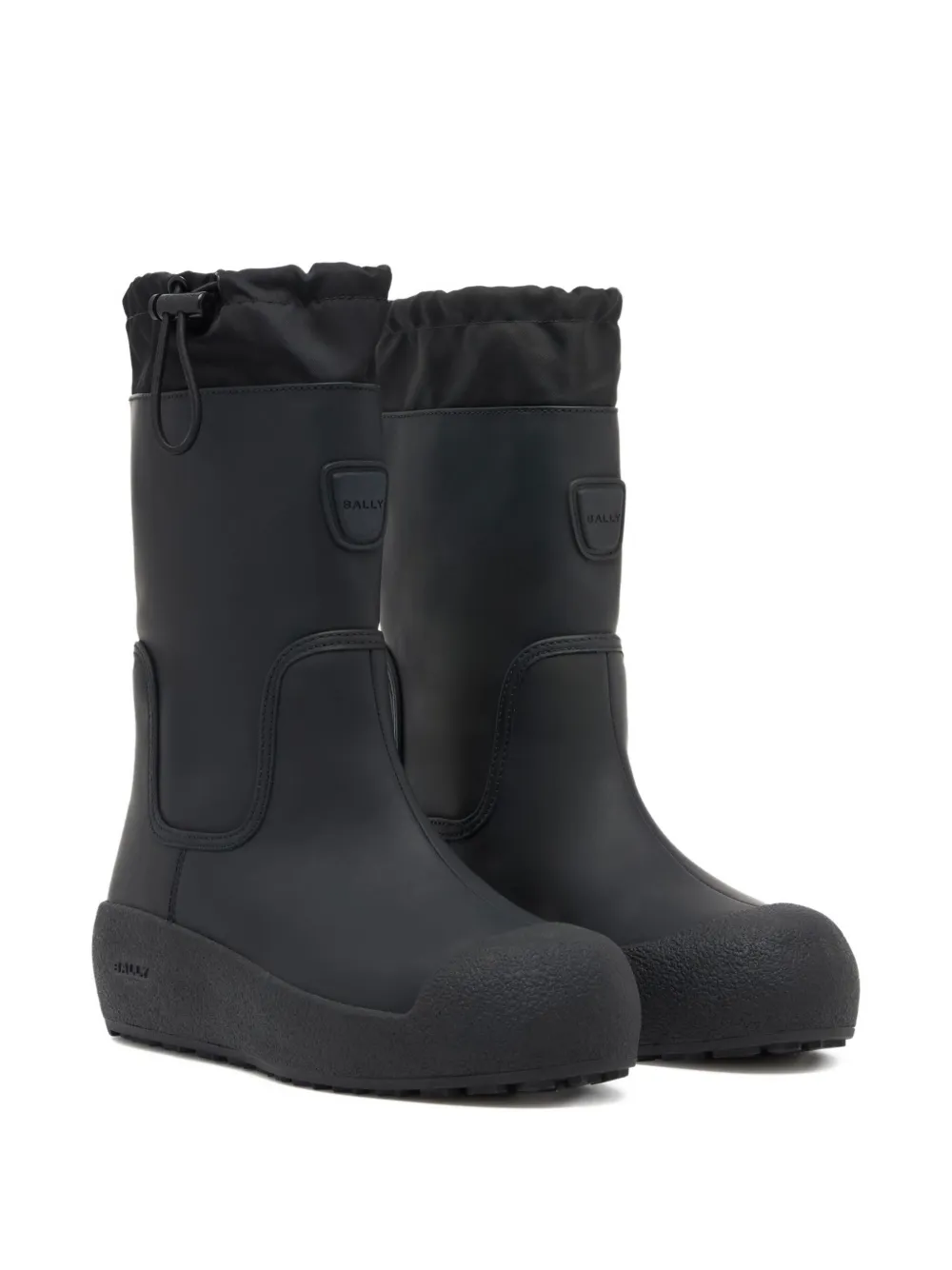 Bally Leren laarzen Zwart