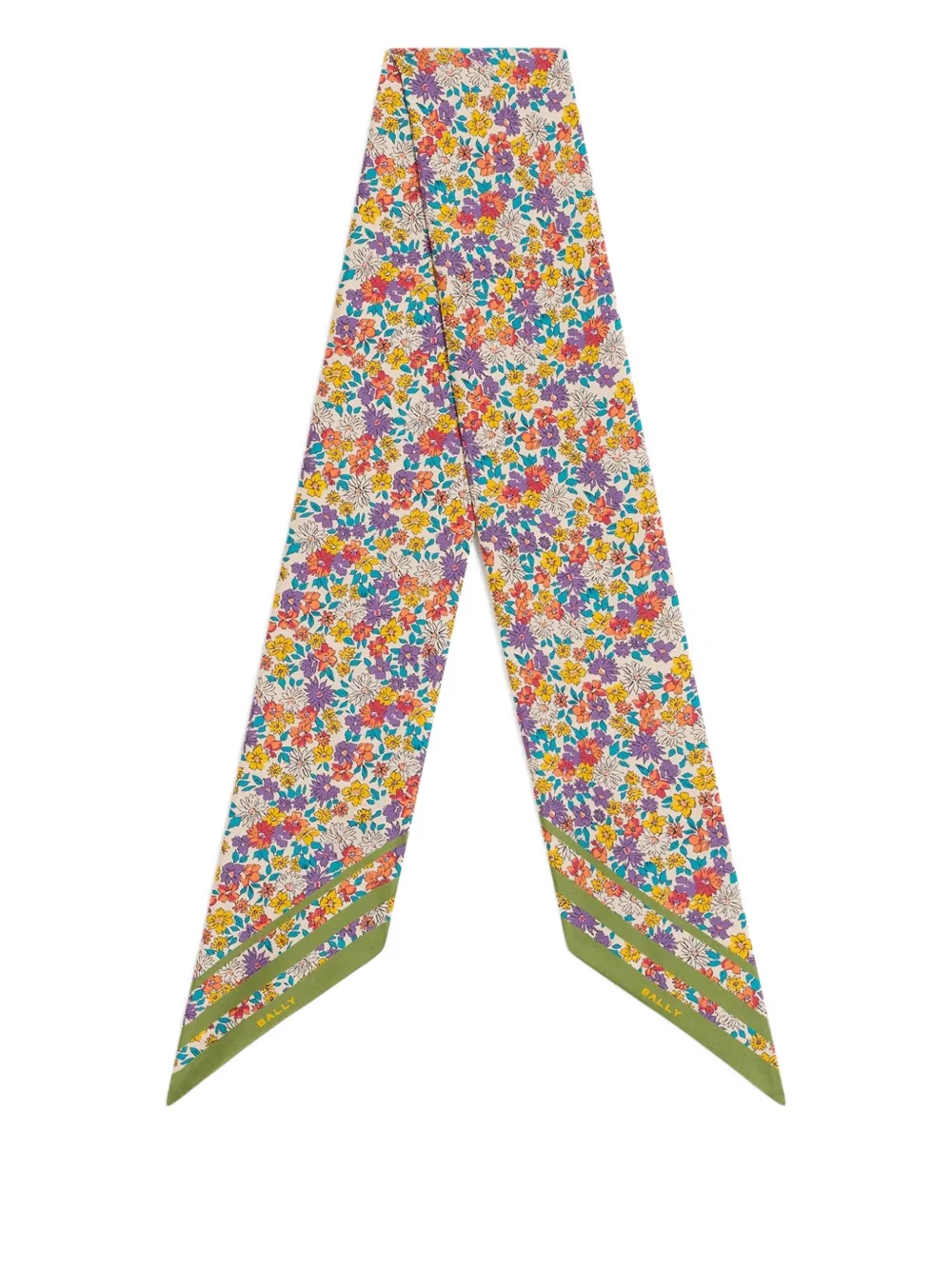 Bally mascada de seda con estampado floral | neutro | Image 1