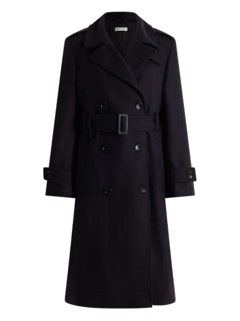 Bally double-breasted trench coat