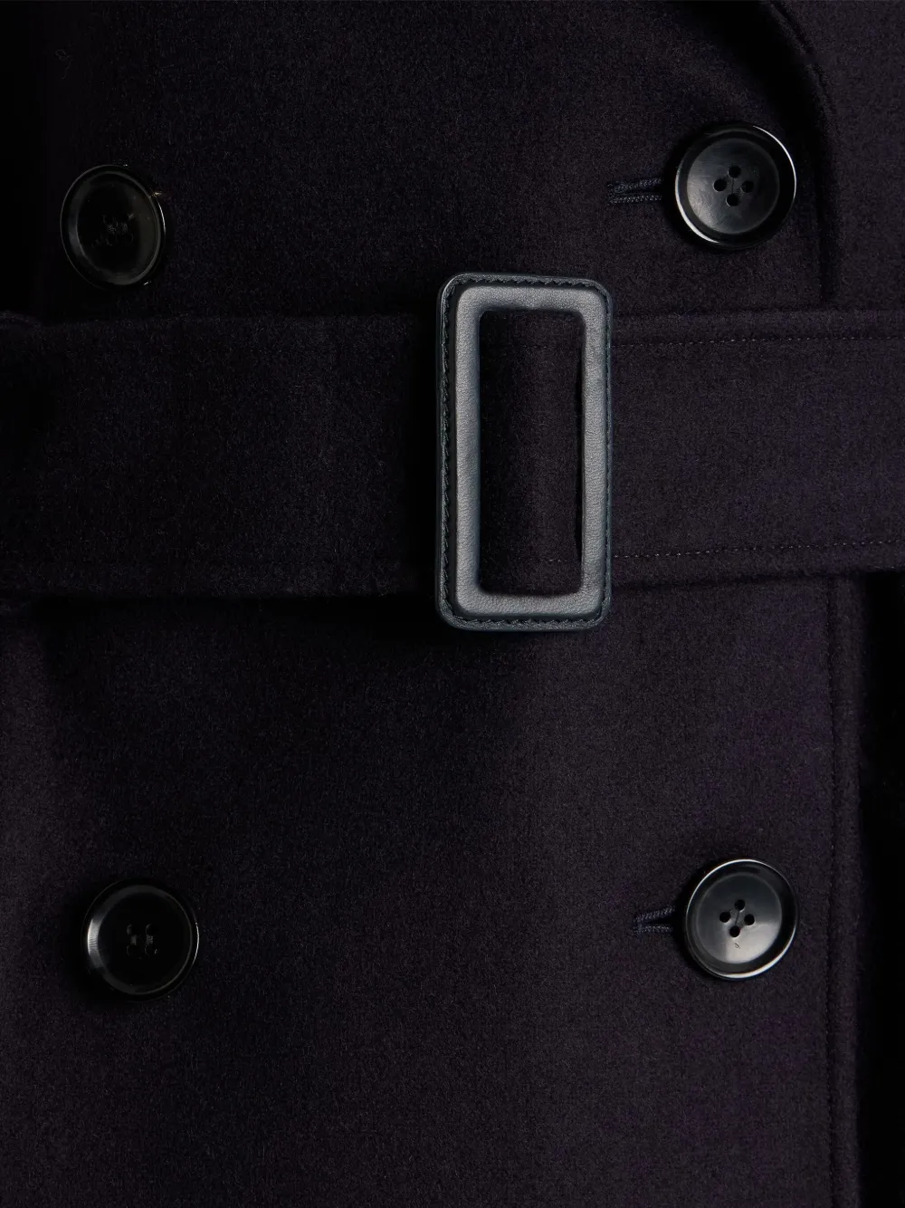 Bally Zweireihiger Trenchcoat In Blue