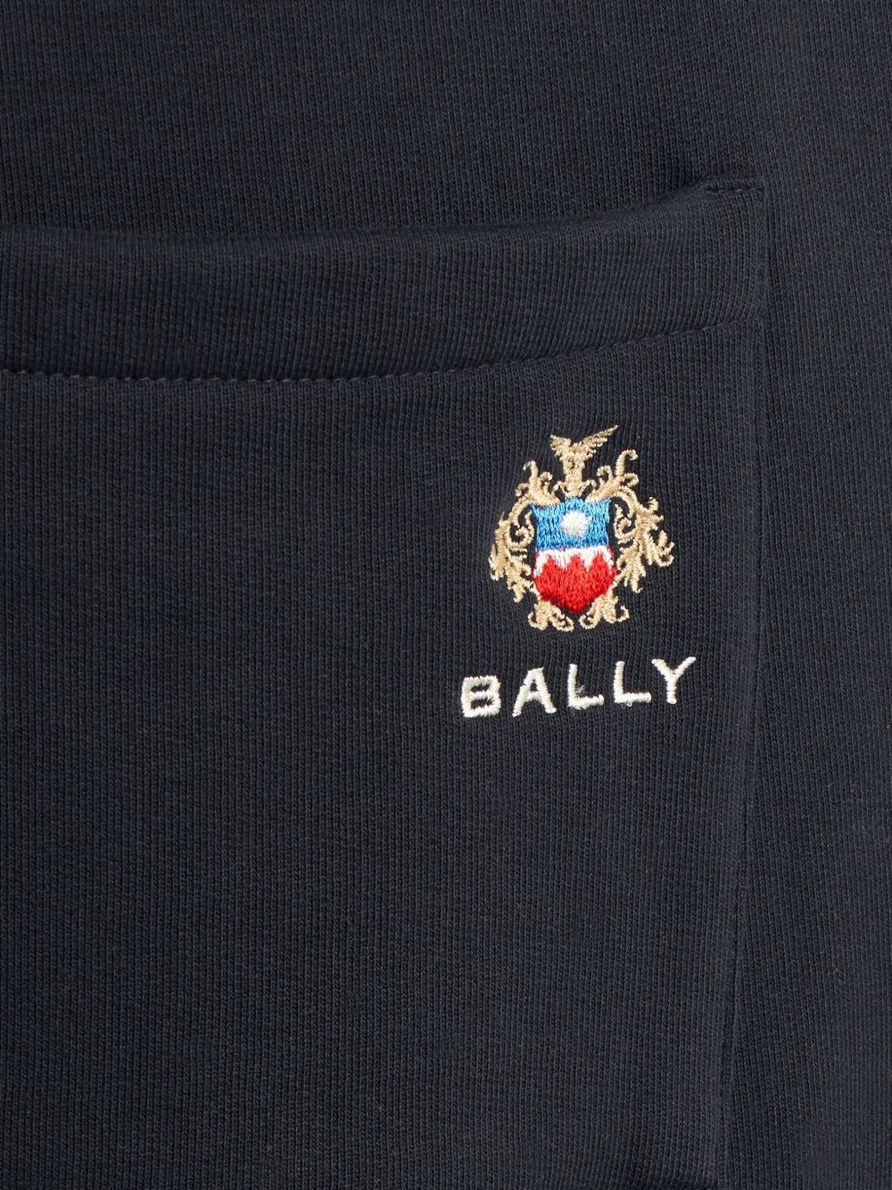 Bally Joggingbroek met geborduurd wapenschild Blauw