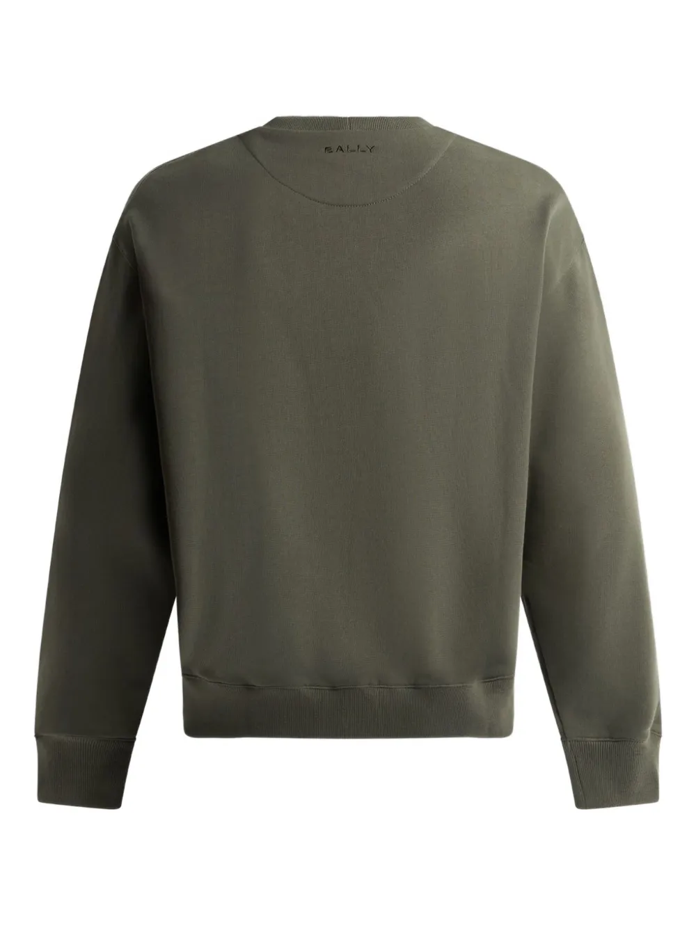 Bally Sweater met borduurwerk en grafische print - Groen