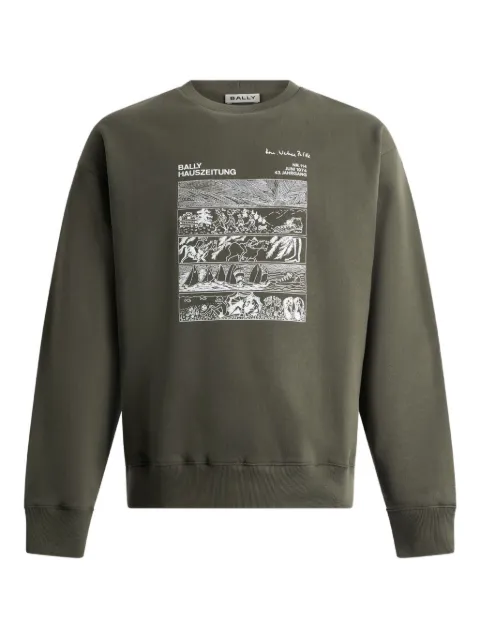 Bally embroidered graphic sweatshirt