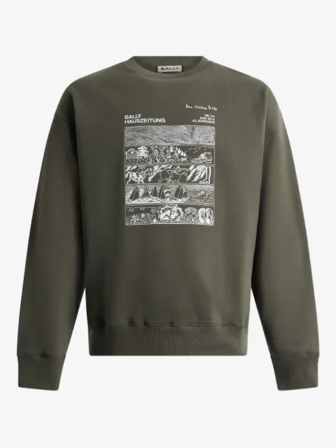 Bally embroidered graphic sweatshirt
