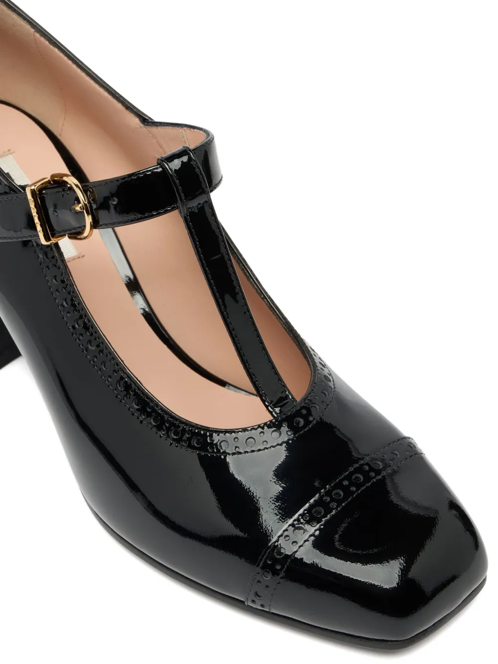 Bally 75mm Eclayr T-strap Pumps In Black