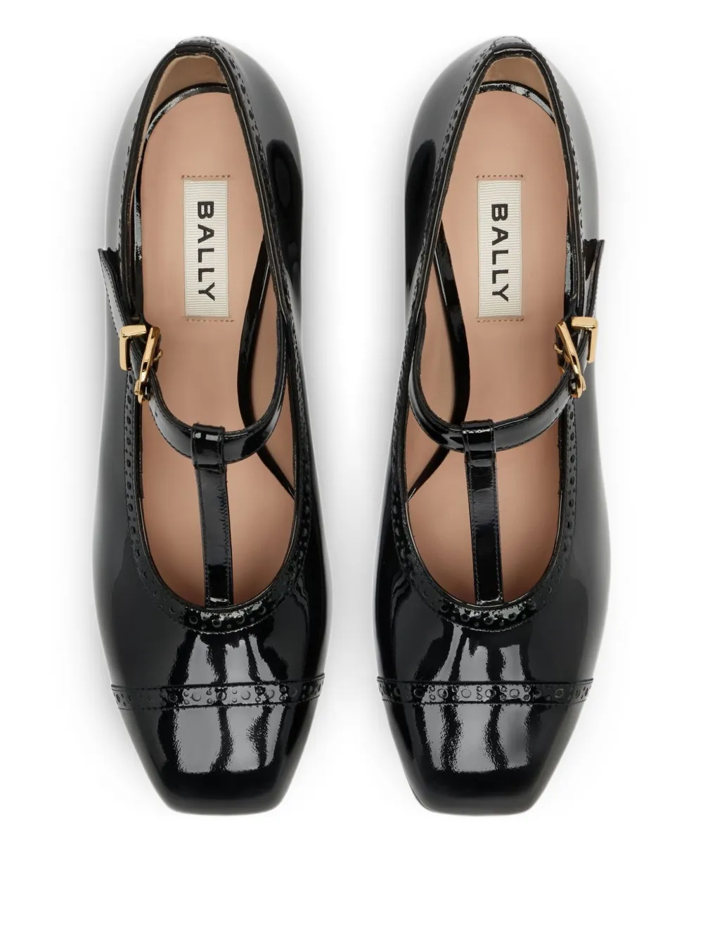 Bally 75 mm Eclayr pumps met T-bandje Zwart