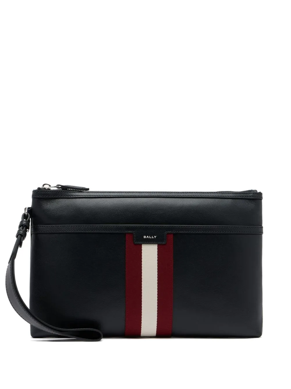 Bally Code leather clutch bag | Black | Image 1