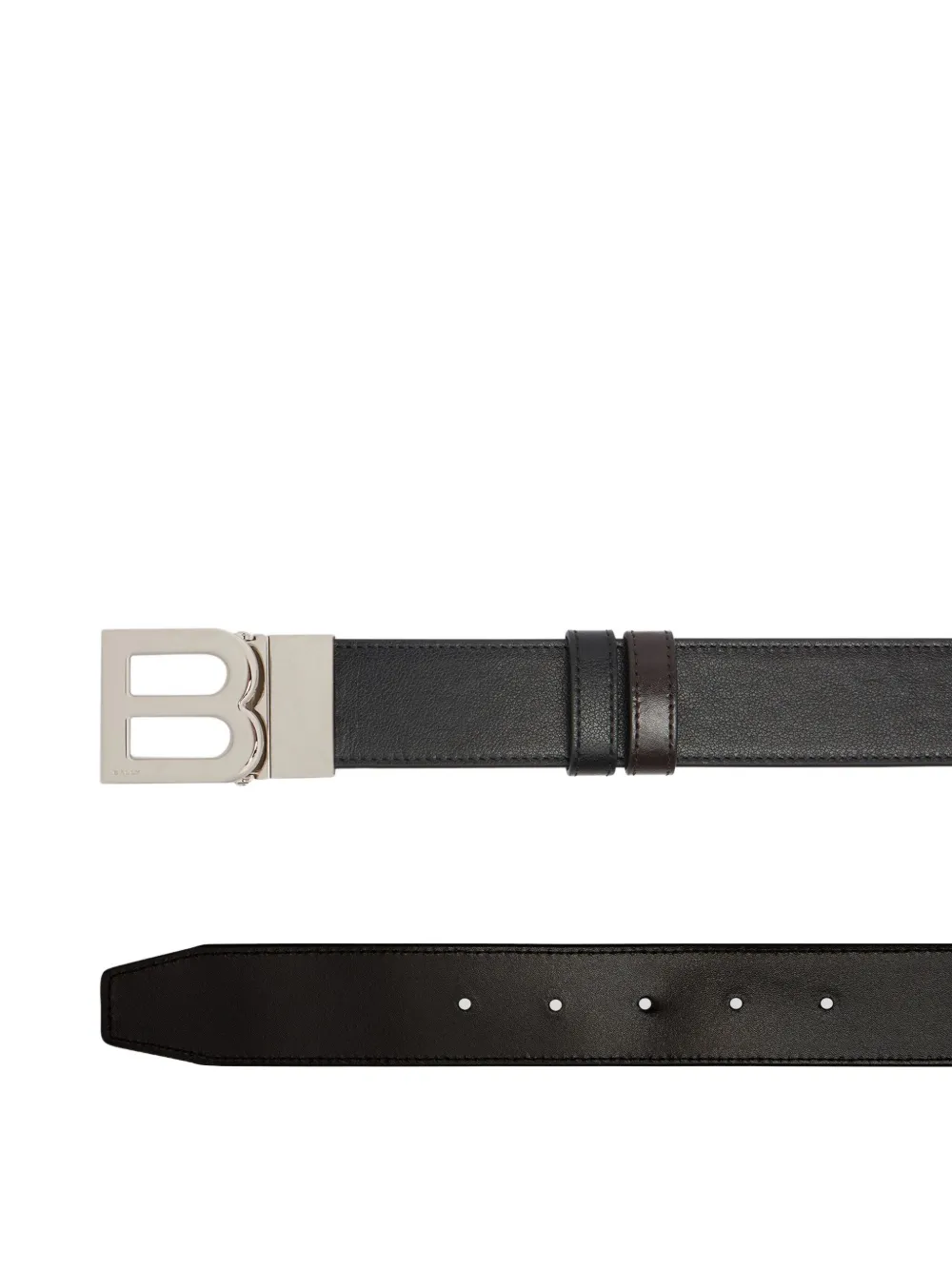  Bally B-logo Reversible Belt - Black 