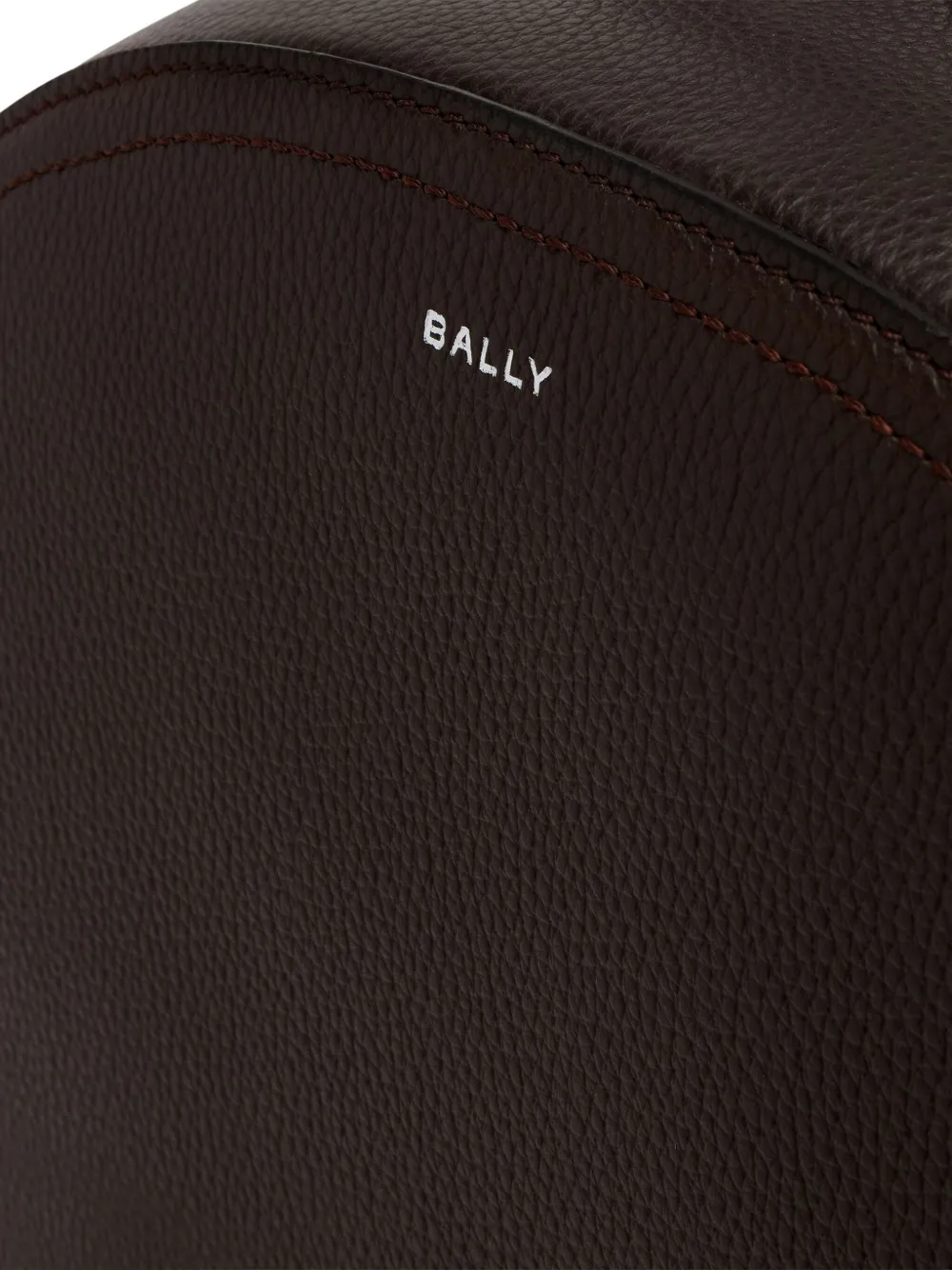 Bally Capitol rugzak van bewerkt leer Bruin