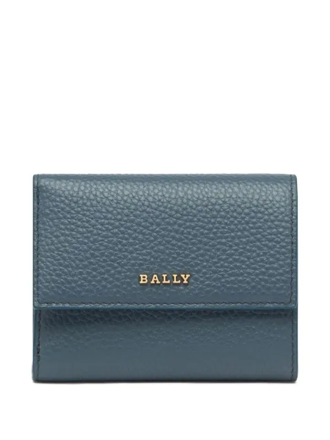 Bally grained leather wallet