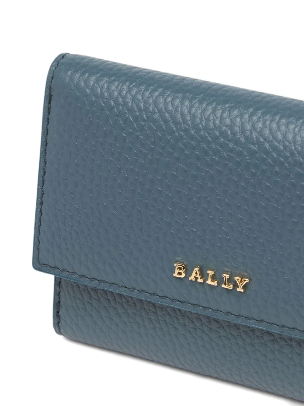 Bally Leren portemonnee Blauw