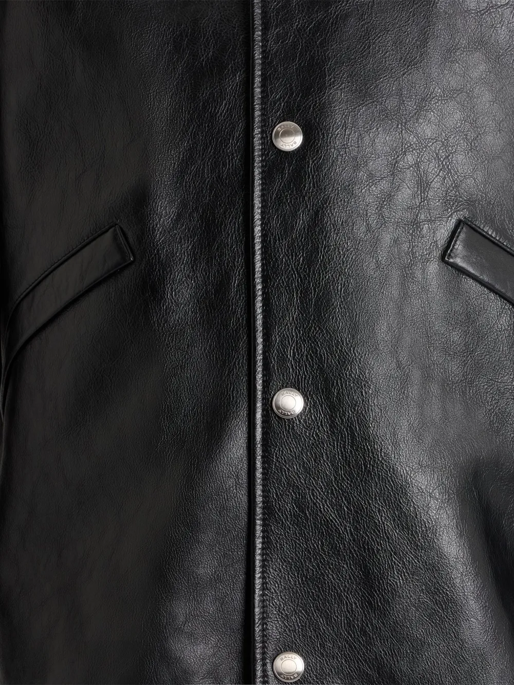 Bally Leren jack Zwart