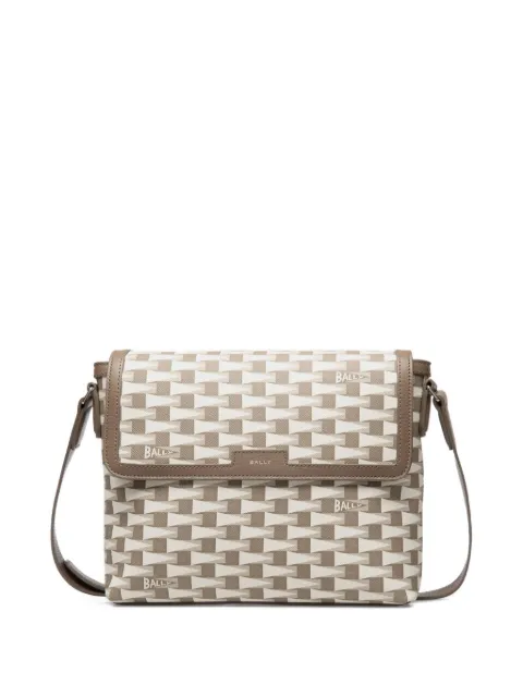 Bally pennant flap crossbody bag