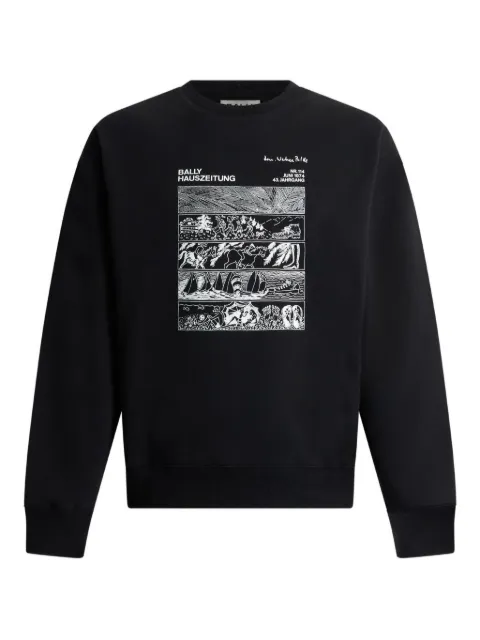 Bally embroidered graphic sweatshirt