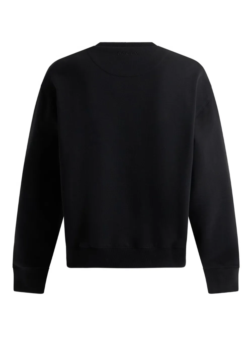 Bally Sweater met borduurwerk en grafische print - Zwart