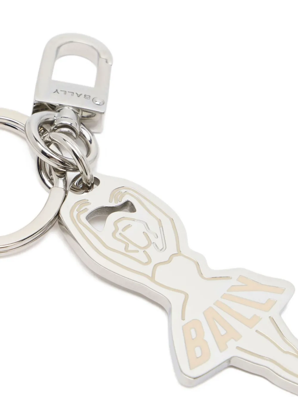 Bally Rina Keychain In Silver
