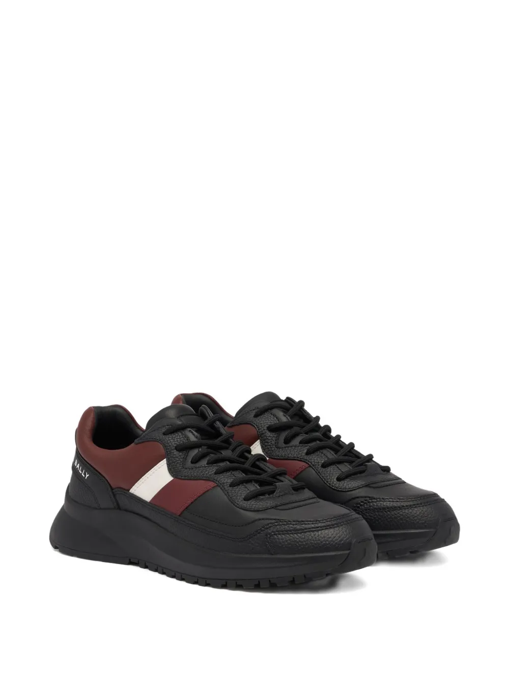 Bally Leren sneakers Zwart